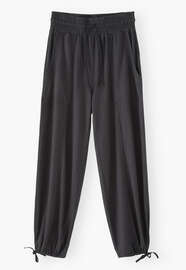 Tie-hem trousers, Slate, webstill