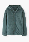 Quilted jacket, Stormy teal, webstill