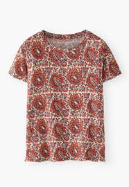 Printed T-shirt, Flame red, webstill