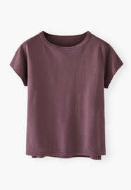Jersey T-shirt, Aubergine, webstill