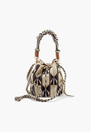 Cross-body bag, Ecru ink, webstill