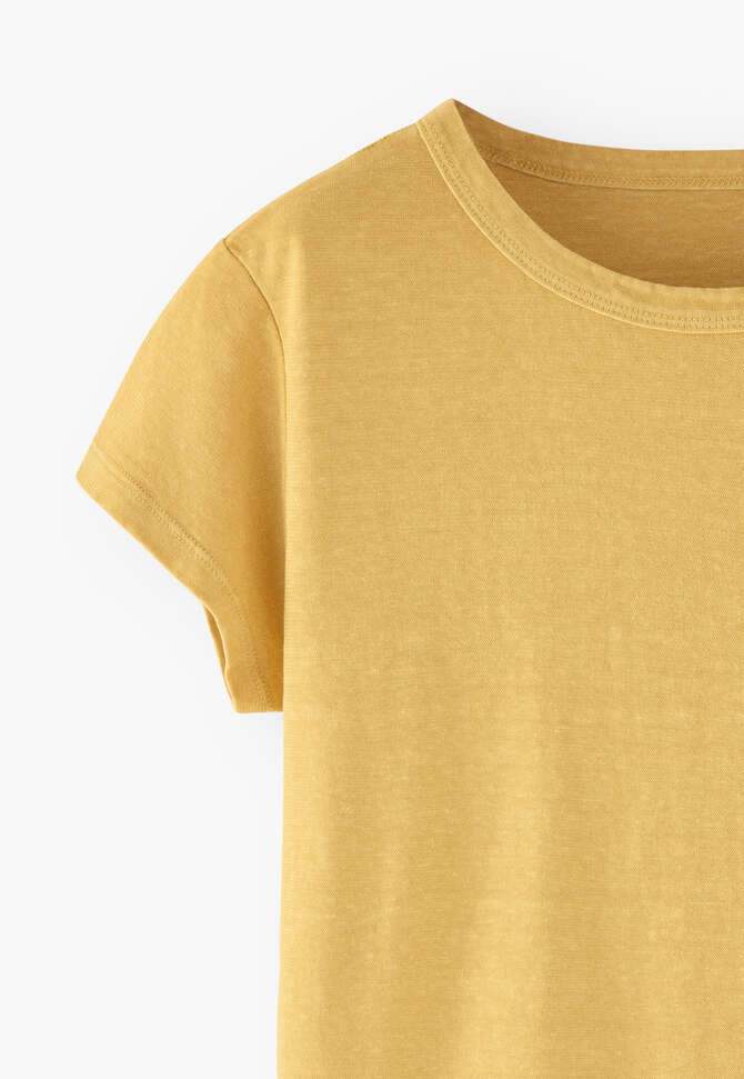 Jersey T-shirt, Warm yellow, completeTheLook