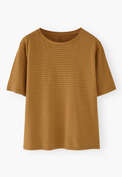 Striped T-shirt, Sepia, webstill