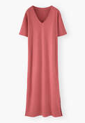 V-neck dress, Pink rose, webstill