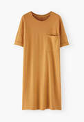 T-shirt dress, Golden mustard, webstill
