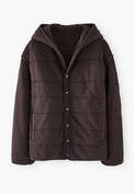 Quilted jacket, Espresso, webstill