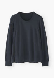 Long-sleeved top, Dark ink, webstill
