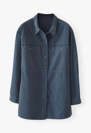 Utility shirt, Soft petrol, webstill