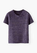 Knitted top, Deep indigo, webstill