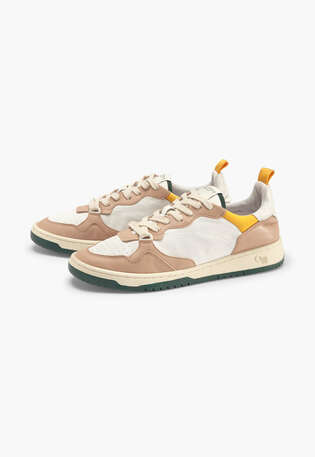 Lace-up trainers, Oak multi, webstill