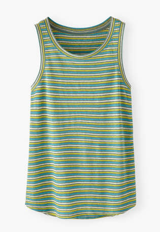 Striped vest, Bay lime, webstill