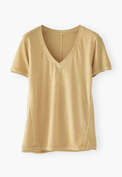 V-neck T-shirt, Lemon, webstill