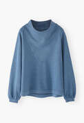 Cowl-neck sweater, Soft blue, webstill