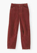 Horseshoe cord trouser, Chilli brown, webstill
