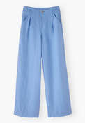 Wide-leg trousers, Cornflower, webstill