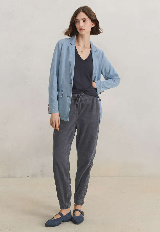 Cord jogger, Steel grey, completeTheLook