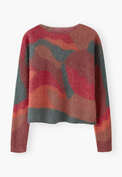 Printed sweater, Red spice, webstill