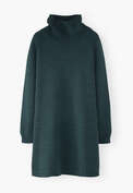 Knitted dress, Dark teal, webstill