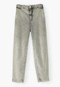 Tapered trousers, Washed khaki, webstill