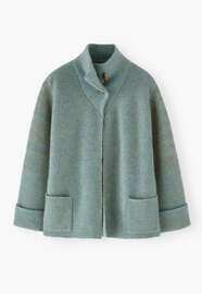 Knitted jacket, Ocean, webstill
