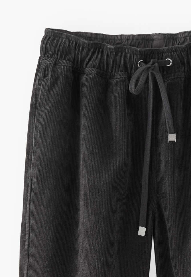Cord jogger, Dark grey, completeTheLook