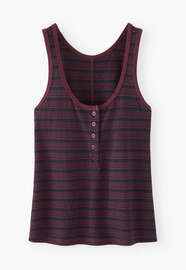 Striped vest, Midnight aubergine, webstill
