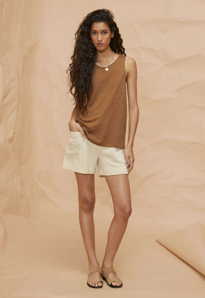 Jersey shorts, Ecru, completeTheLook