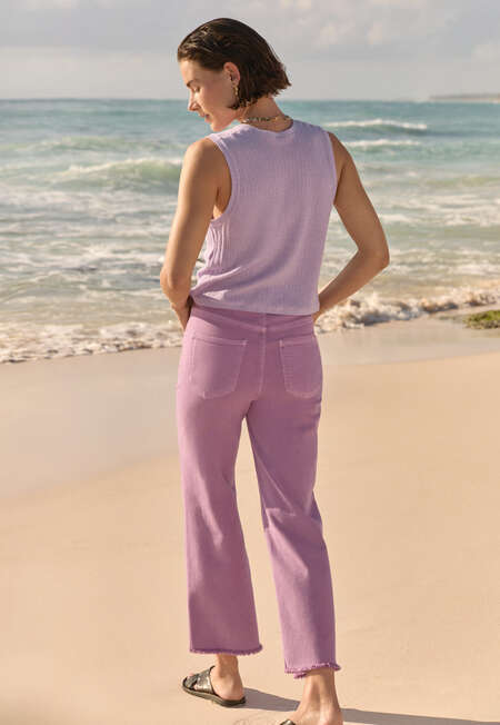 Sleeveless sweater, Lilac, completeTheLook