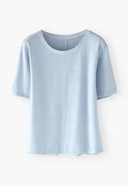 Boxy T-shirt, Chambray, webstill