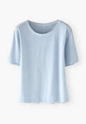 Boxy T-shirt, Chambray, webstill