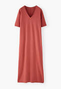 V-neck dress, Strawberry, webstill
