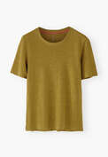 Jersey T-shirt, Olive ochre, webstill