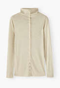 Button-through top, Ivory, webstill