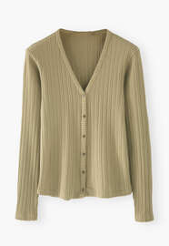 Button-through top, Sage, webstill