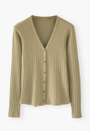 Button-through top, Sage, webstill
