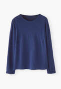 Long-sleeve top, Deep navy, webstill
