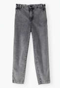 Tapered trousers, Charcoal, webstill