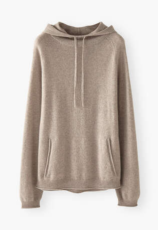 Oversized hoodie, Soft taupe, webstill