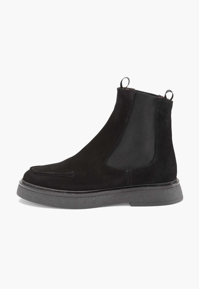 Flat ankle boots, Black, completeTheLook