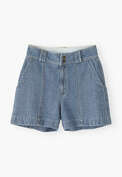 Striped shorts, Light wash, webstill