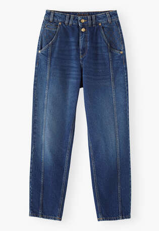 Tapered jeans, Mid wash, webstill