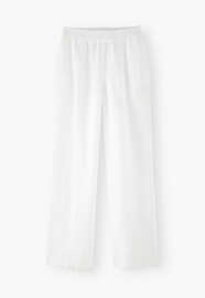 Relaxed trousers, White, webstill