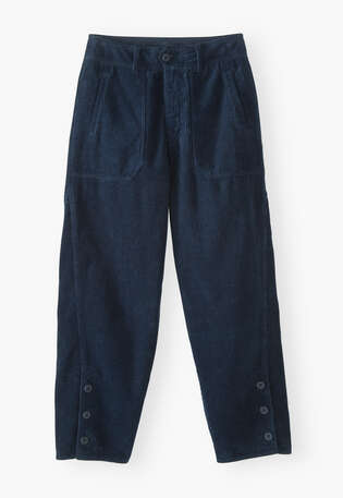 Relaxed carrot-fit cords, Midnight, webstill