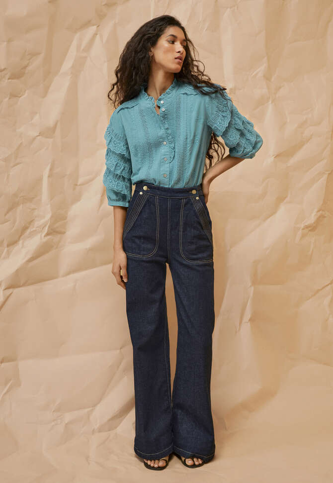 Sailor jeans, Rinse wash, completeTheLook