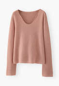 U-neck sweater, Soft clay, webstill