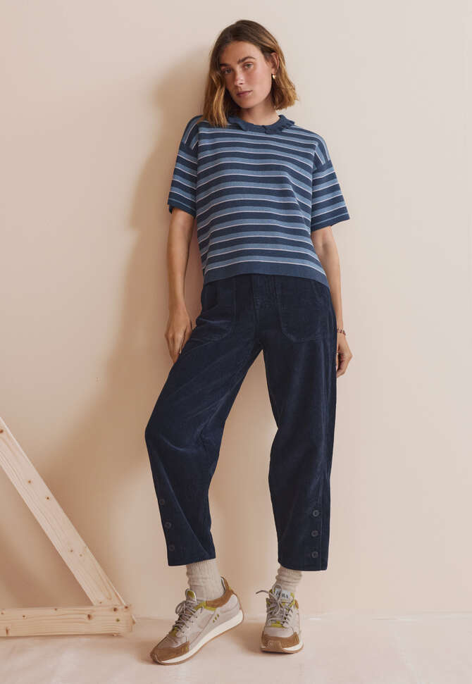 Relaxed carrot-fit cords, Midnight, completeTheLook