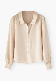Stitch-detail blouse, Pearl, webstill