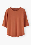 Loopback T-shirt, Flame orange, webstill