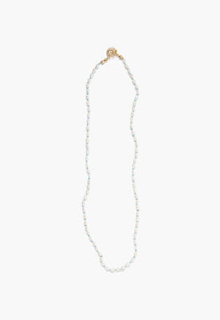 Beaded pearl necklace, Pearl, webstill
