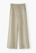 Wide-leg trousers, Khaki, webstill